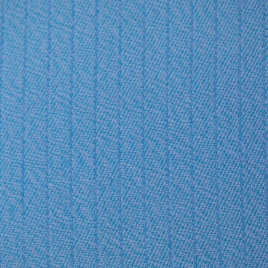 Spun silk 2 lớp sọc xanh da trời 