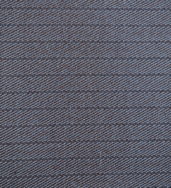 Spun silk 2 lớp sọc xám nâu 