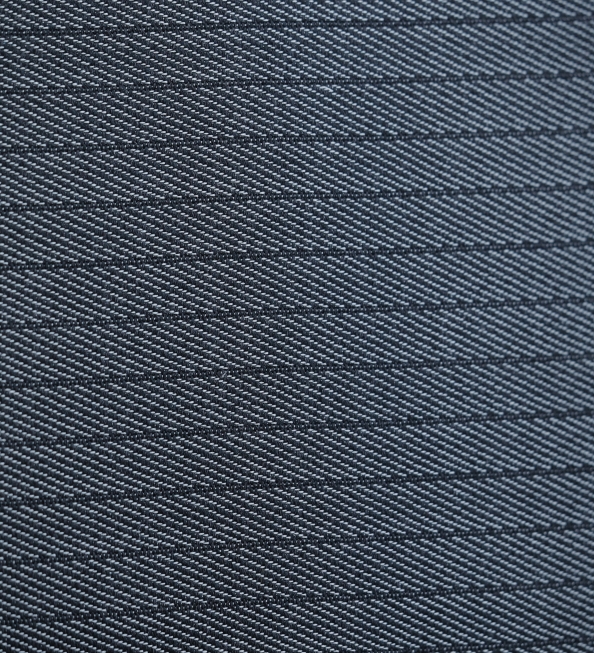 Spun silk 2 lớp sọc xám khói 