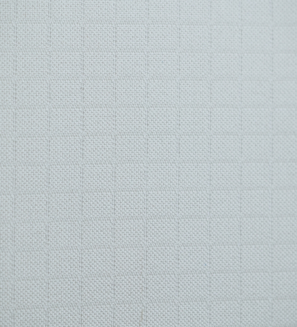 Spun ô vuông trắng 